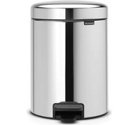 brabantia Poubelle à Pédale Newicon 5L - Brilliant Steel