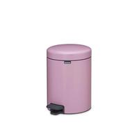 Brabantia Poubelle à pédale NewIcon 5L – couvercle amorti, seau intérieur amovible – Rose lilas