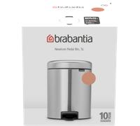 brabantia Poubelle à Pédale Newicon 5L - Warm Copper