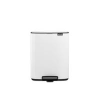 Brabantia Poubelle à pédale Bo 12 L Blanc