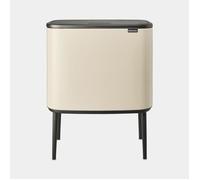 BRABANTIA Poubelle Bo Touch Bin - 3 x 11L - Soft Beige