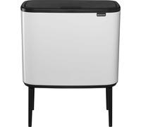 Brabantia Poubelle Bo Touch Bin blanc, 11 + 23 L