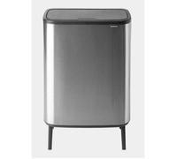 BRABANTIA Poubelle Bo Touch Bin Hi - 2x30 L - Matt Steel Fingerprint Proof
