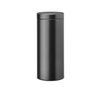 Brabantia Poubelle de cuisine Bo Touch 30 L - Grande poubelle de cuisine Soft-Touch avec bac intérieur | Poubelle de cuisine compacte à dos plat | Solution élégante pour les déchets | Confident Grey