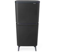 brabantia Poubelle de Recyclage SortUp Hi, 10 + 10 + 25 L - Dark Grey