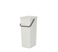 Brabantia 214424 Poubelle Sort & Go Stackable, 40L, Light Grey
