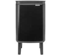 Brabantia - Poubelle Bo Waste Hi 4L avec Couvercle à Fermeture Douce, Seau Intérieur Amovible et Poignée de Transport - Convient pour la Salle de Bain, la Chambre et le Bureau à Domicile.