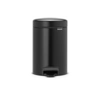 Brabantia Poubelle NewIcon, 1 Seau amovible, Noir, 3L