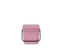 Brabantia Poubelle Sort & Go 3L (Rose lilas) - Système de tri des déchets avec poignée de transport, couvercle amovible et à ouverture permanente - Poubelle cuisine à nettoyage facile sans rebords