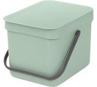 Poubelle Brabantia Poubelle Sort & Go 211768 6L Jade Green Vert
