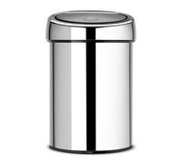 Brabantia Poubelle Touch Bin 3 L – Design – Acier mat