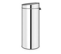 Brabantia Poubelle Touch Bin 30 L acier brillant