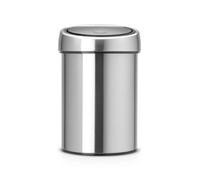 Brabantia Poubelle Touch Bin Seau Intérieur Plastique 3L - Matt Inox