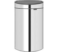 Brabantia Poubelle Touch Bin, 40L, Acier Brillant, 72.7 x 43.5 x 30.2 cm