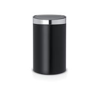 BRABANTIA Poubelle Touch Bin demi lune 40 L noire Brabantia