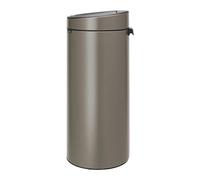 Touch Bin New 30 l platinum Code G - - Gris - Métal