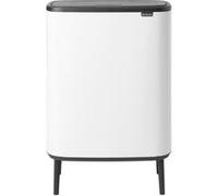 BRABANTIA Poubelle Touch Bo Touch Bin Hi, 60L - White Blanc G