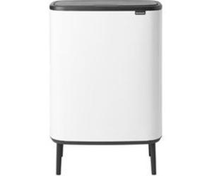 BRABANTIA Poubelle Touch Bo Touch Bin Hi, 60L - White Blanc G