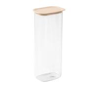 Brabantia Récipient à pâtes de 2,3 litres avec design haut et fin et couvercle sécurisé, convient pour les spaghettis, penne et autres formes de pâtes dans les placards de cuisine