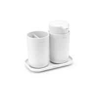 Brabantia ReNew Bathroom Accessory Set 3pcs. Blanc