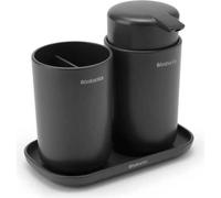 Brabantia ReNew Bathroom Accessory Set 3pcs. Gris foncé
