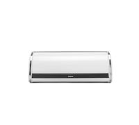 Brabantia Roll Top Boîte à Pain - Boite à pain, grande Taille, peut aussi servir a conserver des Bagels, des Petits Pains - Design avec Dessus Plat -Conçu dans un métal de qualité et durable
