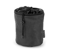Brabantia - Sac à Pinces à Linge - Jusqu'à 150 Pinces à Linge - Idéal pour Un Usage Extérieur - Robuste et Résistant - Cordon de Fermeture - Séchoir Rotatif - Noir, 28 x 18 x 17.5 cm