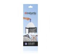 Brabantia Sac Poubelle 15 Litres - White - 1 rouleau de 20 sacs