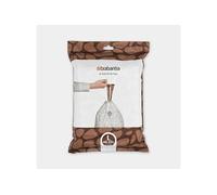 Brabantia Sacs Poubelle PerfectFit (Code L - 40L / 45L), Ultra Résistant, Poignées Coulissantes (40 Sacs)
