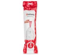 Brabantia Sacs poubelle PerfectFit Y – 20 L – 20 sacs – Blancs