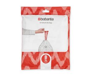 Brabantia Sac poubelles Brabantia PerfectFit Lot de 40 5 litres