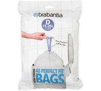 Brabantia - Sacs poubelle PerfectFit, Distributeur, 15-20L - 362187