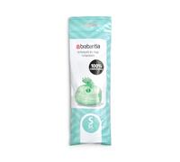 Brabantia Sacs poubelle compostables PerfectFit S 6 litres – 10 sacs par rouleau