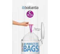 BRABANTIA Sacs poubelle emballage distributeur 12 l (C) 40 pièces