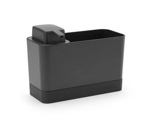 Brabantia Set d'organisateur d'évier avec distributeur de savon Brabantia Gris foncé
