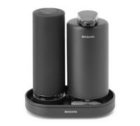 Brabantia Ensemble pompe à savon et distributeur à liquide vaisselle SinkStyle Mineral Infinite Grey