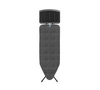 Brabantia Table à Repasser C, 124x45 cm, repose-fer générateur solide - Denim Black