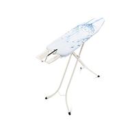 Brabantia - Table à Repasser Taille A - pour Fer Vapeur - Planche a Repasser - pour Les Gauchers et Les Droitiers - Plateau Extra-Stable - Facile à Installer - Cotton Flower - 110 x 30 cm