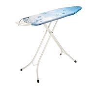 Brabantia - Table à Repasser Taille B - pour Fer Vapeur - Planche a Repasser - pour Les Gauchers et Les Droitiers - Plateau Extra-Stable - pour Fers Jusqu'à 13,5 cm - Ice Water - 124 x 38 cm