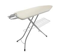 Brabantia - Table à Repasser Taille C - pour Fer Vapeur - Planche a Repasser XL - Espace de Repassage Impressionnant - Plateau Extra-Stable - pour Les Fers Jusqu'à 15 cm - Ecru - 124 x 45 cm