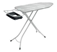 Brabantia - Table à Repasser Taille C SteamControl - pour Centrale Vapeur - Accueillir Toutes Les Centrales Vapeur - Vaste Surface de Repassage - Repassage Facile - Aqua Bowl - 124 x 45 cm