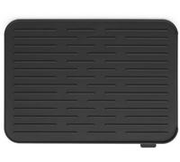 Brabantia Tapis à vaisselle en silicone gris foncé