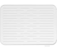 Brabantia Tapis Egouttoir, Aluminium, Gris Clair, 43.8 x 32.5 x 0.9 cm