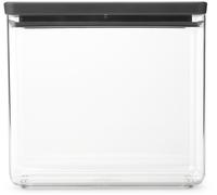 Brabantia Tasty+ boîte de rangement 22.1x11.1x20.1 cm transparent-noir 229961
