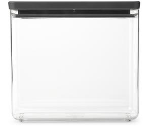 Brabantia Tasty+ boîte de rangement 22.1x11.1x20.1 cm transparent-noir 229961