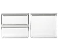 Brabantia Tasty+ kit de bacs de rangement xx cm transparent-gris 230806