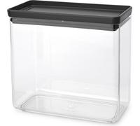 brabantia Bocal Carré, Tasty+ Dark Grey - 3,5 L