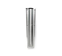Brabantia Tige en métal pour pied de séchoir – bouchon en plastique 35 mm – Noir