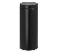 Brabantia Poubelle Touch Bin 30 litres unie – Noir mat (115301)