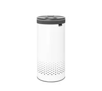 Brabantia Wasbox - 35 litres - couvercle en plastique - sac à linge amovible - blanc 304866